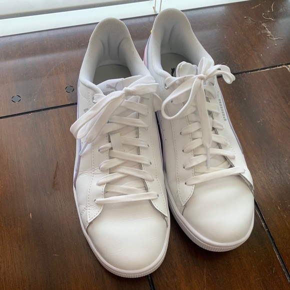 Women’s Puma Vikky V2 White leather sneaker - Picture 2 of 8